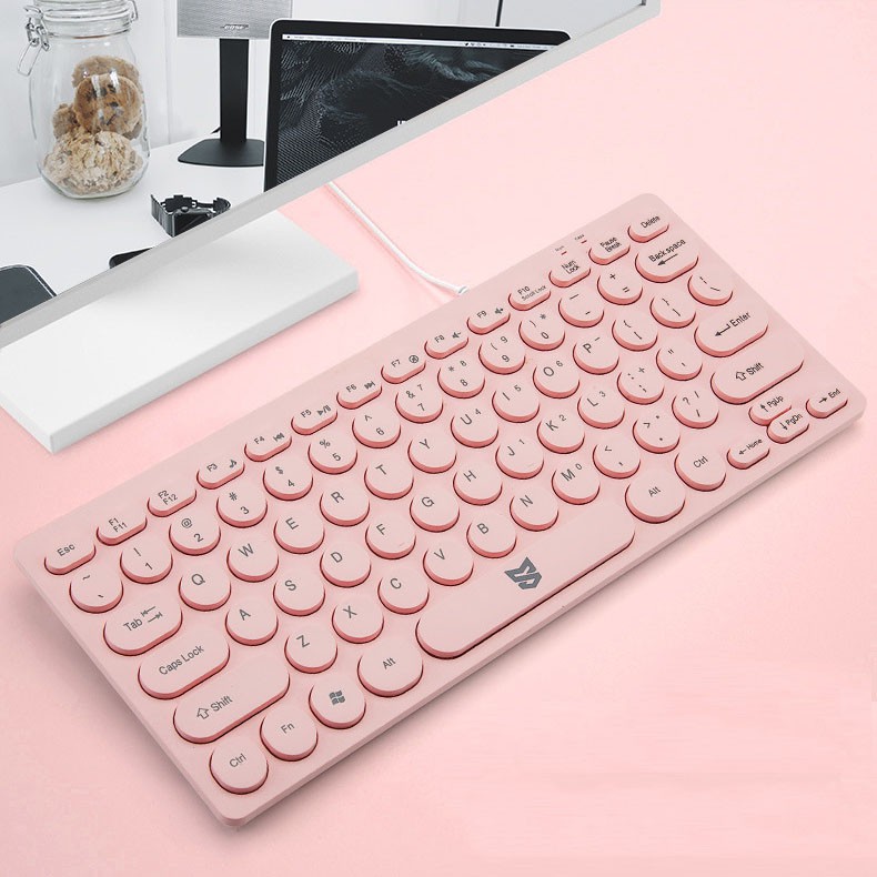 Bàn phím máy tính giả cơ laptop mini nhỏ gọn siêu tiện dụng NK 11