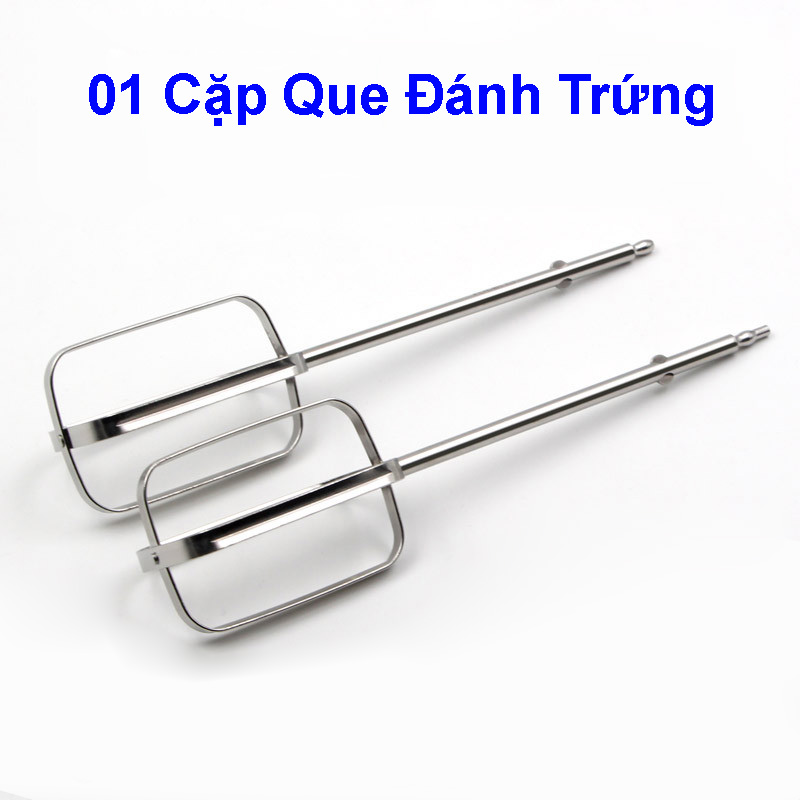 Que trộn bột dạng xoắn, que đánh trứng, trộn bột sử dụng được cho hầu hết các loại máy trên thị trường như Haeger, Bluestone, Philips, Bear...
