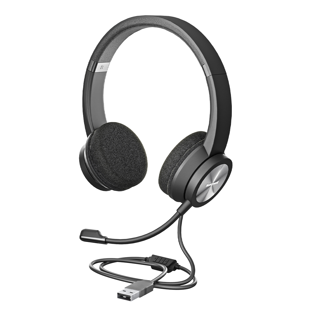 Honeywell Trueno U30 Wired On-Ear Headphones with rotating Mic for HD Calling, Dual 40mm drivers, Adjustable Headband for PC/Laptop/Computers, In-built noise canceling, Stereo Sound, Deep Bass