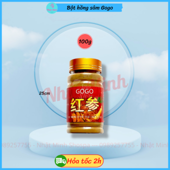 Bột hồng sâm Gogo cấy đẹp da dùng cho spa, cá nhân