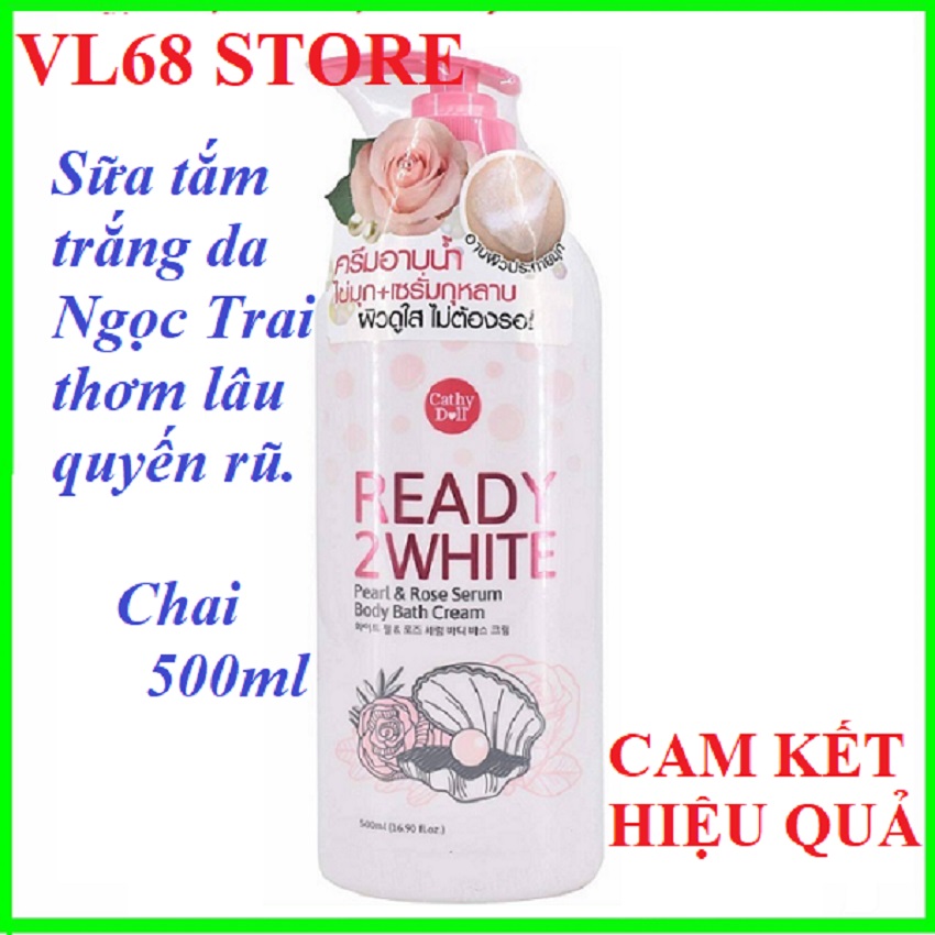 Sữa tắm hương nước hoa Ready 2 White - trắng da - dưỡng ẩm - Sữa tắm 500ml