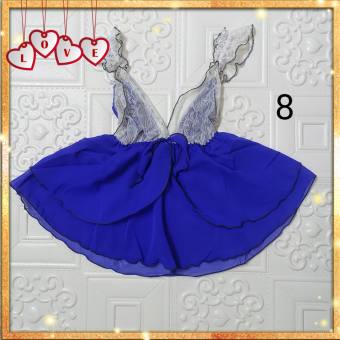 Hình Thật Ảnh Thật] Bộ Đồ Lót Voan Cánh Tiên Không Mút (40-55kg