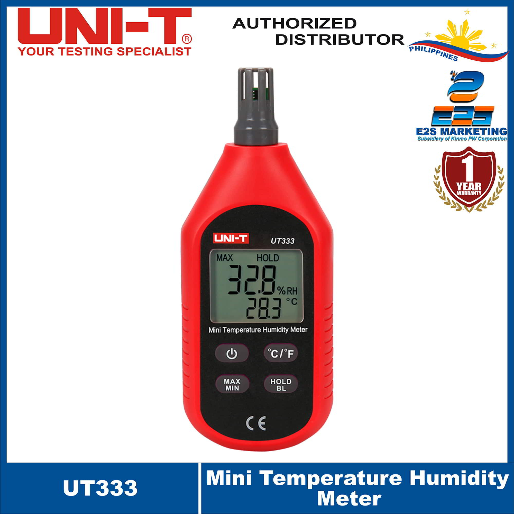 UNI-T Digital Manometer UT366A Measuring Gauge Pressure and Differential  Pressure UT-366A