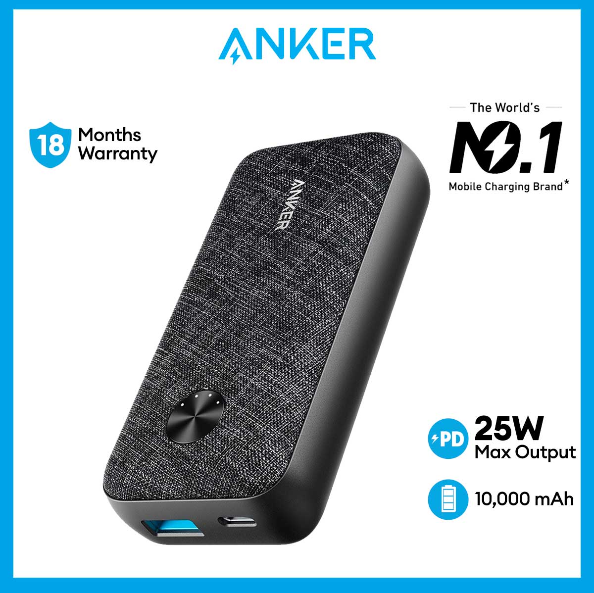 Anker Prime Power Bank, 20,000mAh Portable Charger with 200W Output, Smart  Digital Display, 2 USB-C and 1 USB-A Port Compatible with iPhone 15/14/13