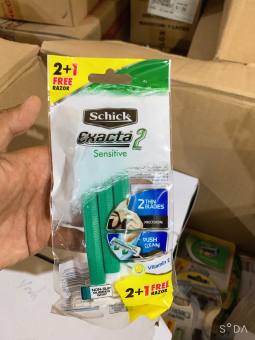 Combo 5 bịt Dao Cạo SCHICK EXACTA 2 ( 2+1S)    DKSH
