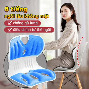 Ghế công thái học chống gù lưng, ghế văn phòng giúp ngồi thẳng lưng phù hợp trẻ em, sinh viên, người đi làm