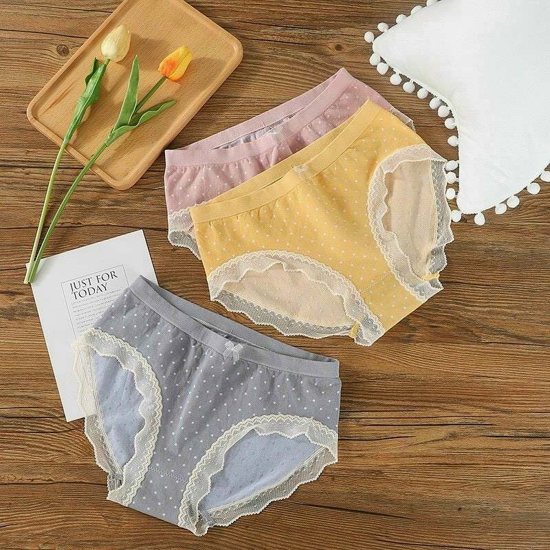 Quần lót nữ chấm bi Cotton cao cấp