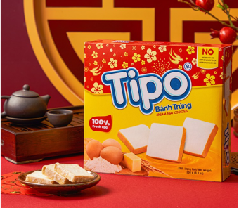 Bánh Tipo Trứng hộp 250g (mẫu TẾT 2023)
