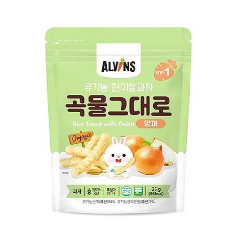[HCM]Thực phẩm bổ sung bánh gạo lứt hình que cho bé Vị Hành Tây Alvins 25g - LeVyStore - TheGioiHangNhap