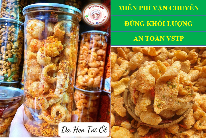 Da heo tỏi ớt 150g đồ an vặt ngon rẻ