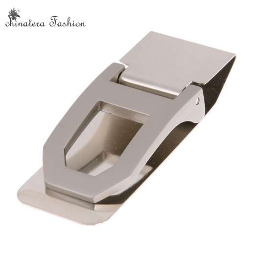 Ví Thép Không Gỉ Có Lỗ Hình Vòng Cung Kẹp Đựng Thẻ Tên