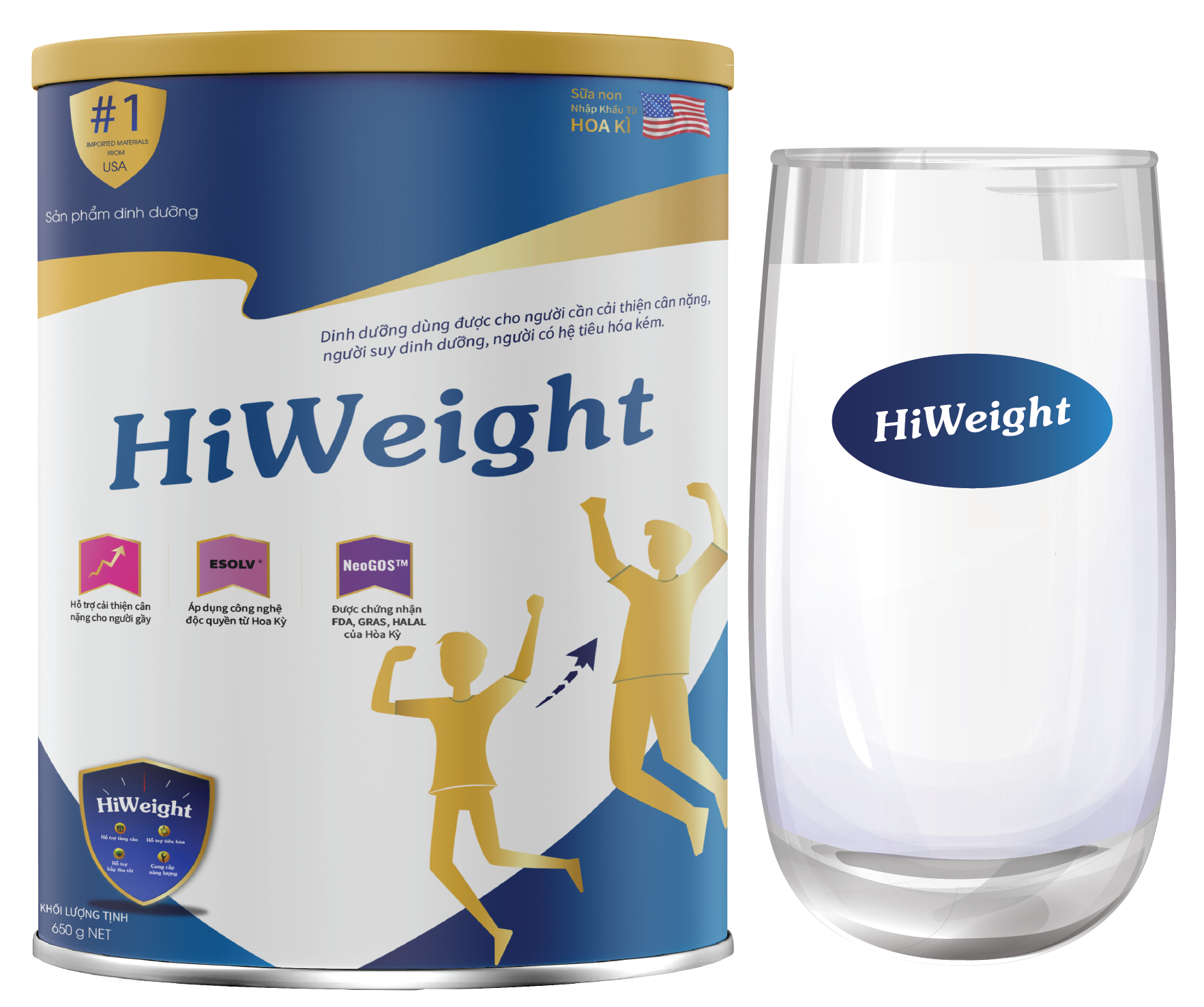 Sữa tăng cân HiWeight - Tăng cân an toàn, hiệu quả.