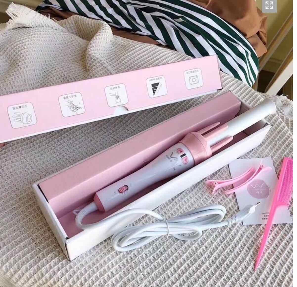 Máy Làm Tóc 💝 Freeship 💝 Máy uốn tóc Mini làm xoăn tóc xoay VIVID 360 độ (loại 1)