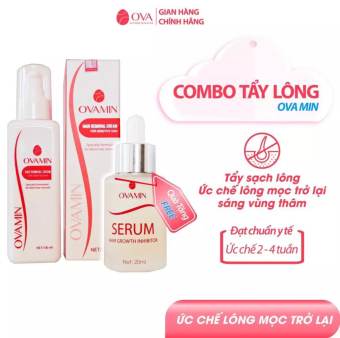 Kem tẩy lông Body OvaMin - triệt lông nách, chân, tay, bikini, vùng kín, an toàn và không gây kích ứng da, 100ml