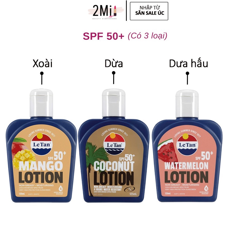 🇦🇺kem chống nắng le tan spf 50+