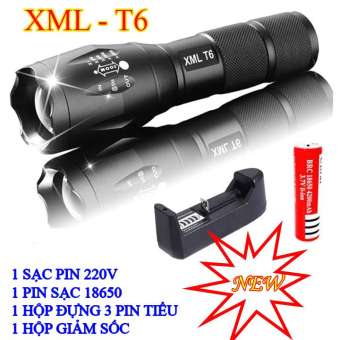 Đèn Pin Siêu Sáng  XML-T6, Đèn Pin Police T6