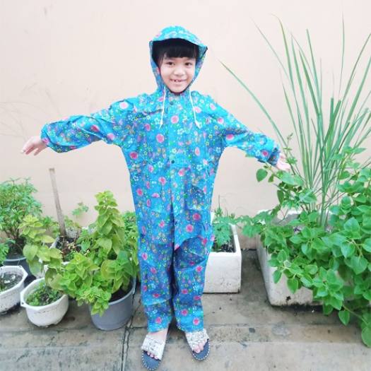 Áo Mưa Bộ Vải Dù Cao Cấp Cho Bé Từ 6 -15 Tuổi, Áo Mưa Bộ Trẻ Em, Áo Mưa Trẻ Em