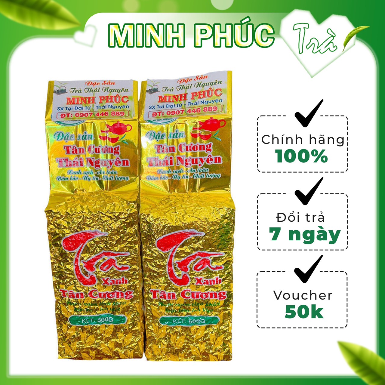 1KG TRÀ LOẠI 1-Túi Hút Chân Không