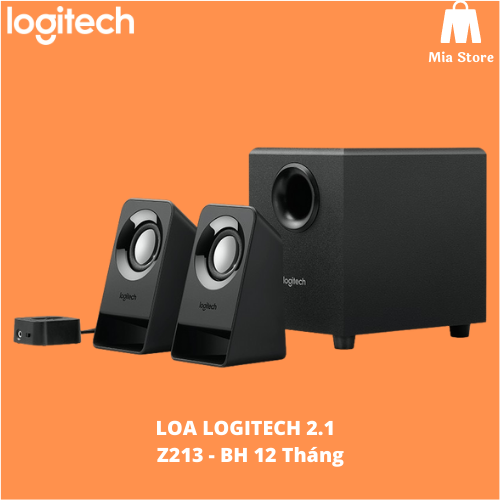 Loa vi tính cao cấp 2.1 logitech z213 - loa siêu trầm - mia store