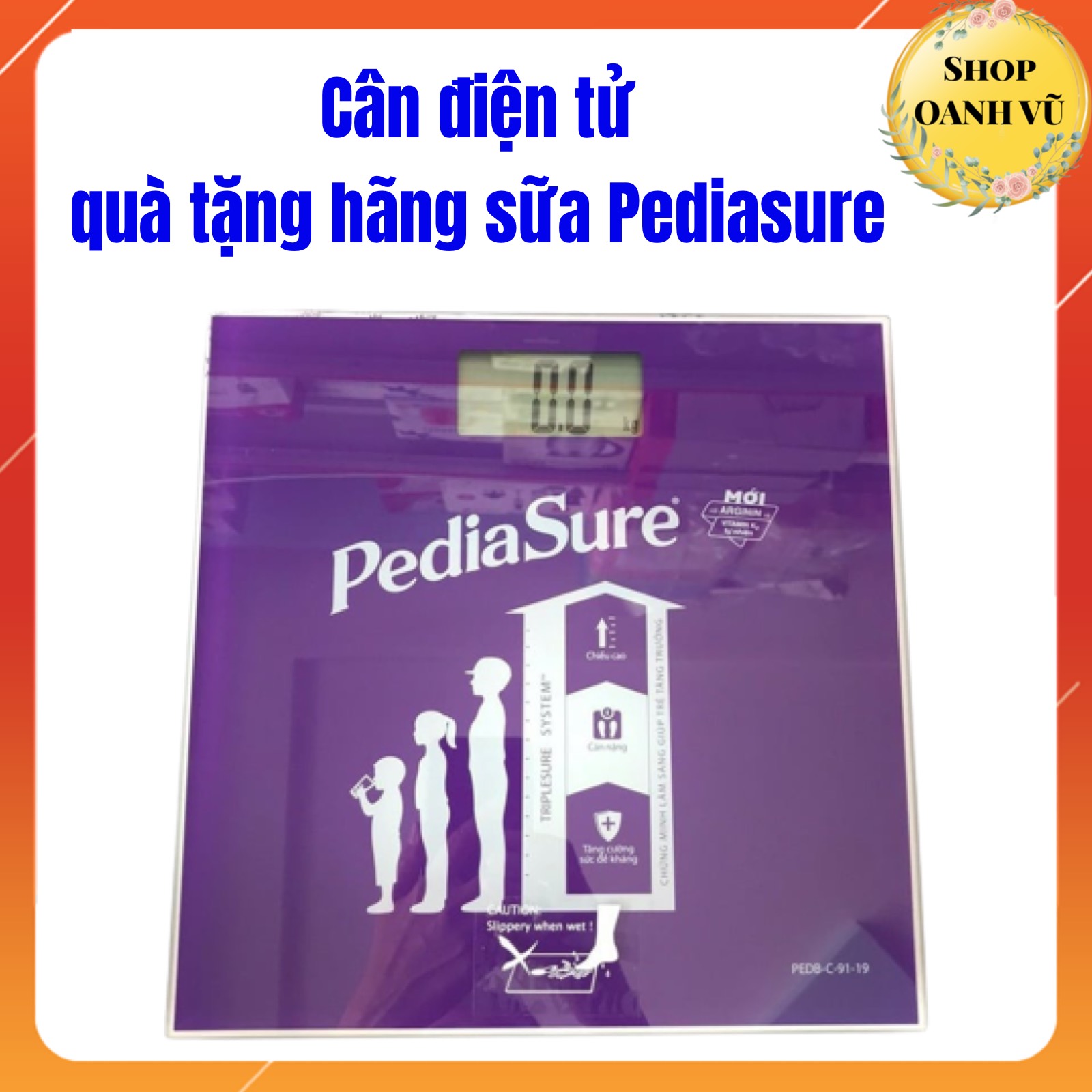 Cân sức khỏe điện tử quà tặng hãng sữa ensure pediasure - oanh vũ