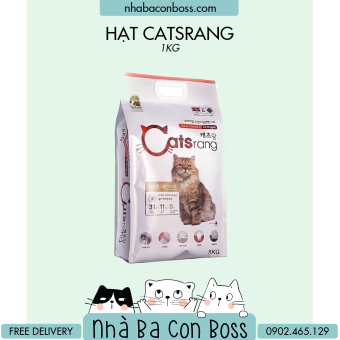 Thức Ăn Cho Mèo - Hạt Cho Mèo CATSRANG/ NATURAL BORN Túi Zip 1KG