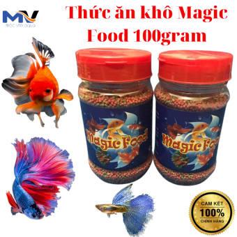Thức ăn khô Magic Food dành cho cá cảnh hộp 100gram | CỬA HÀNG CÁ CẢNH VÀ THIẾT BỊ LỌC NƯỚC HỒ CÁ MỘC VINH AQUA