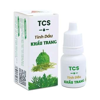 TINH DẦU KHẨU TRANG TCS-Tinh dầu nguyên chất từ chanh chúc,Thanh hao hoa vàng... làm sạch không khí, khử mùi khi hít thở