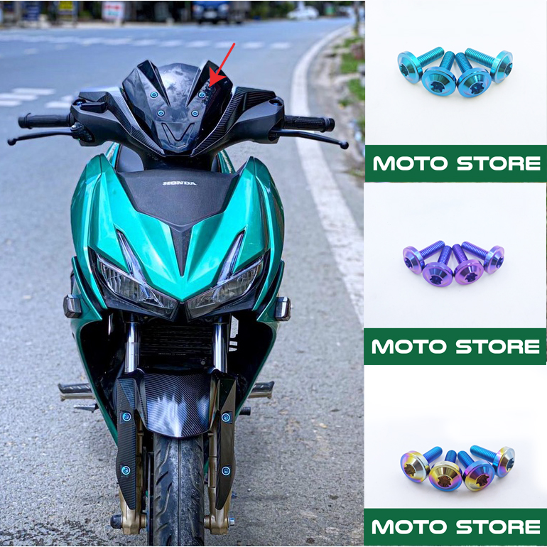 Ốc titan gr5 gắn mão xịn winner x v2
