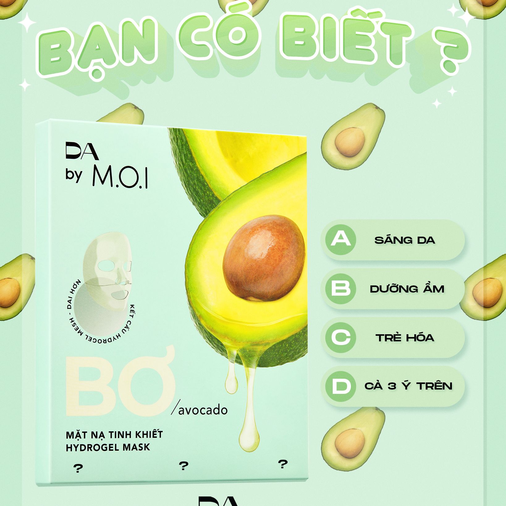 Mặt Nạ Dưỡng Da MOI Mặt Nạ Gạo Tinh Khiết Hồ Ngọc Hà Dưỡng Ẩm Trắng Da Thải Độc Ngăn Ngừa Lão Hoá - HOKA STORE