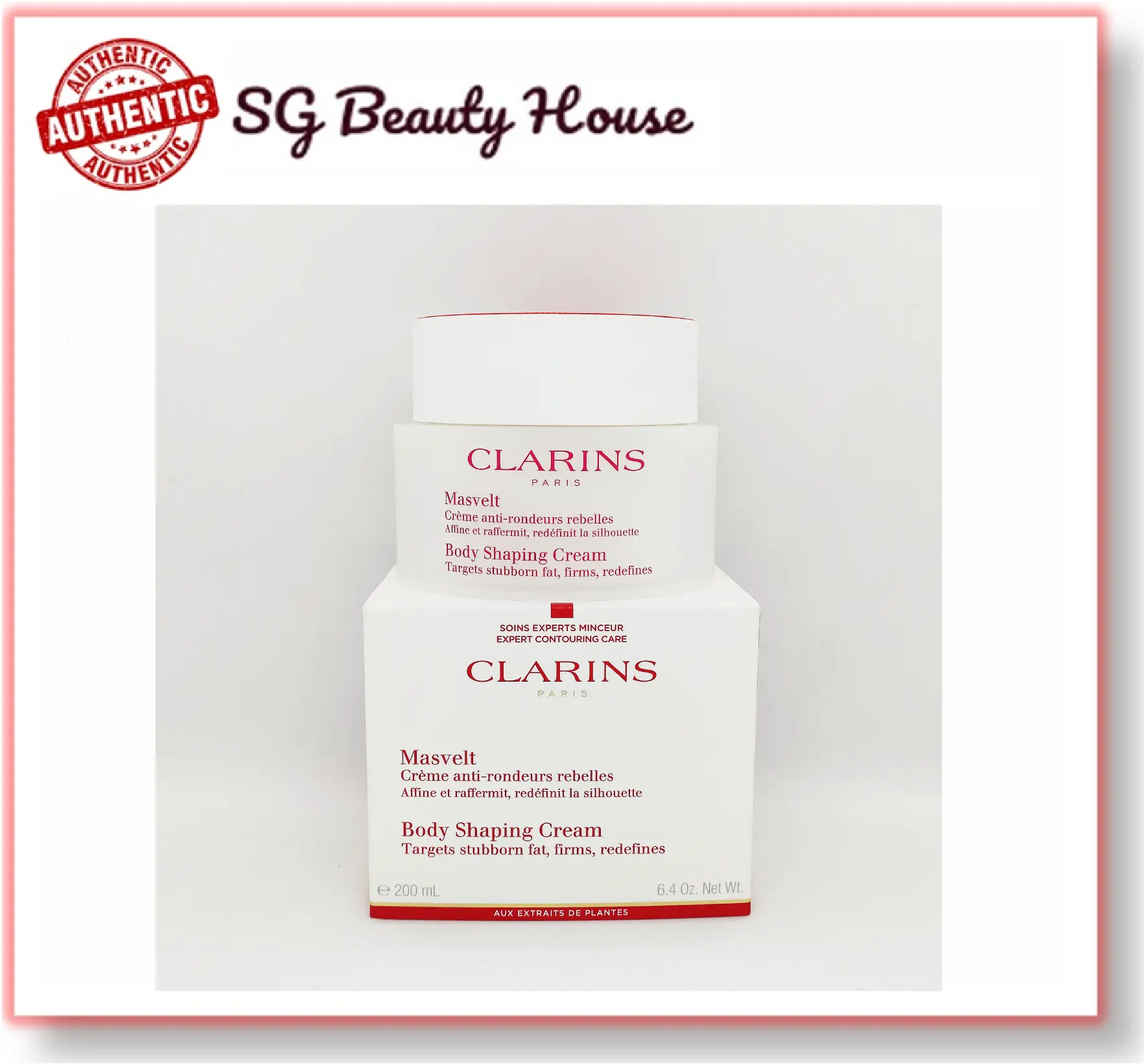 clarins paris body shaping cream