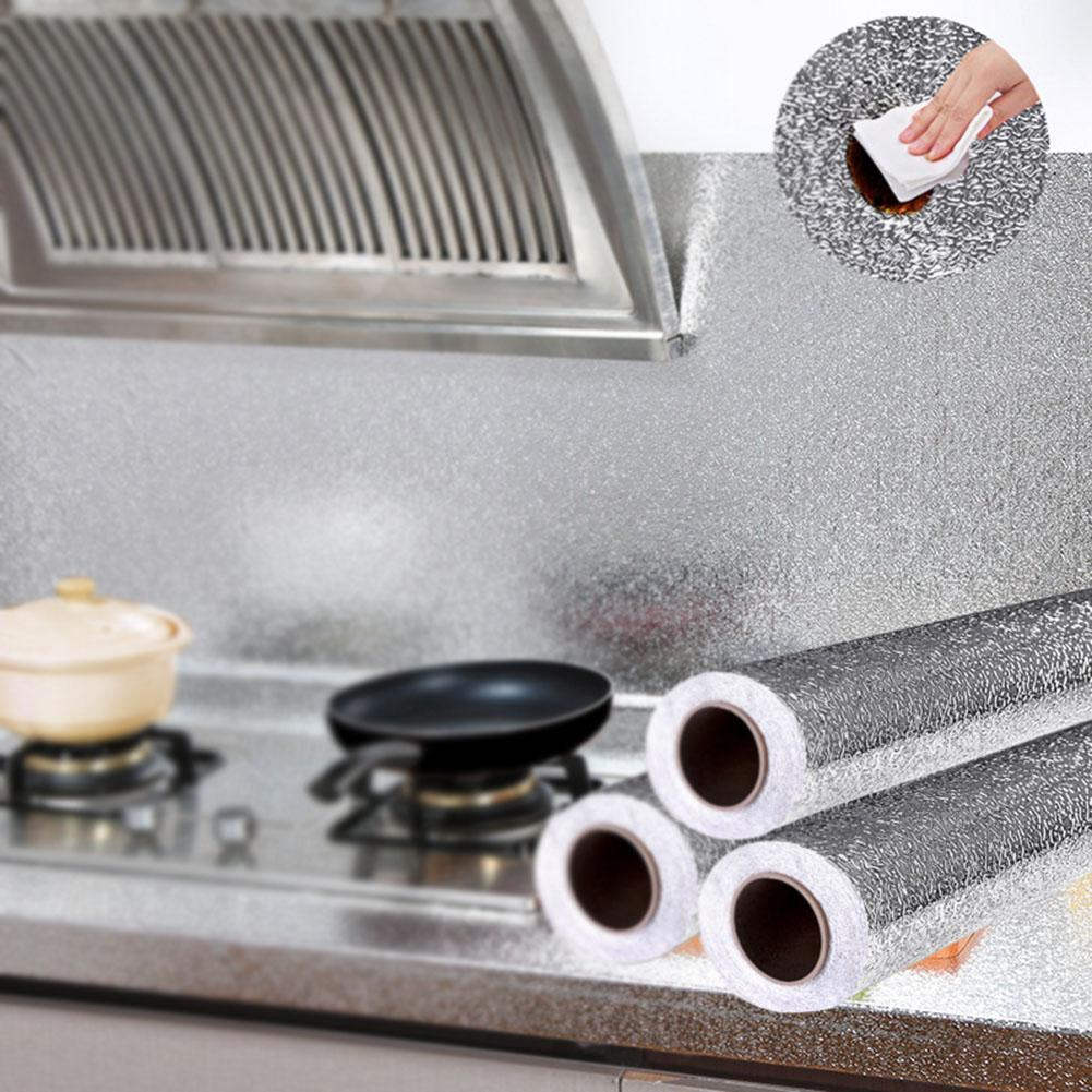 Cuộn giấy bạc dán bếp cách nhiệt cao cấp chống thấm tiện lợi