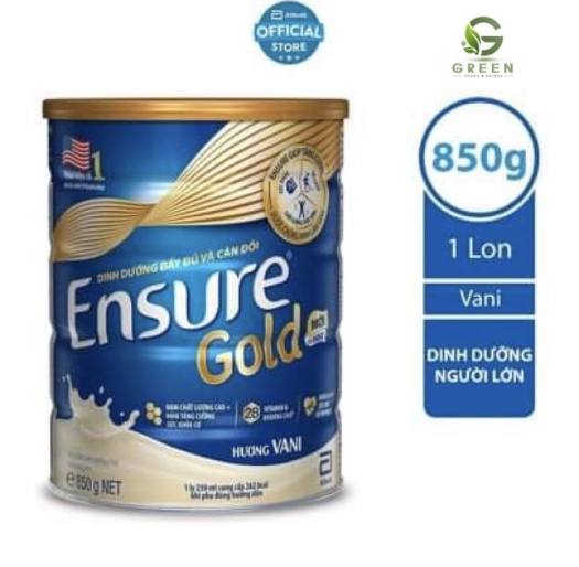 Sữa bột Abbott Ensure Gold hương vani 850g