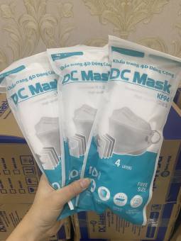 SỈ 1 THÙNG KHẨU TRANG KF94 DC MASK XUẤT HÀN KHÁNG KHUẨN CAO 4 LỚP