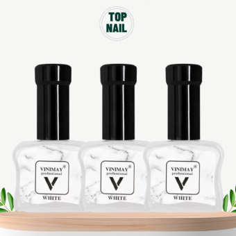 Cồn loang trắng đen nail , Sơn loang cồn VINIMAY trang trí móng