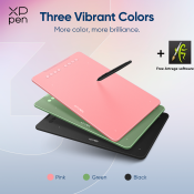 XP-PEN DECO01V2 Graphics Tablet with Battery-Free Stylus