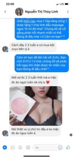 Ngũ Cốc Zuyu - Tăng Vòng 1 Tự Nhiên ( Tặng ngay tinh dầu massage ngực)