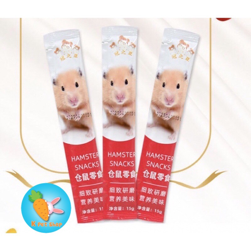 Súp thưởng thức ăn hamster đồ ăn dặm soup dinh dưỡng dạng gel sốt cho hamster ...