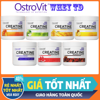 Tăng sức mạnh Ostrovit Creatine Monohydrate 300g 120 lần dùng - Tăng sức mạnh sức bền cho cơ bắp