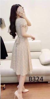 ĐẦM XÒE DỰ TIỆC , ĐẦM XÒE NỮ, ĐẦM XÒE LỤA BI CỰC ĐẸP SANG TRỌNG PERCEE TL 97