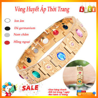 Vòng Tay Điều Hòa Huyết Áp Nhật Bản Cao Cấp - Vòng DH06 màu vàng, , vòng điều hòa huyết áp sakura, điều hòa huyết áp, Vòng điều hòa huyết áp.