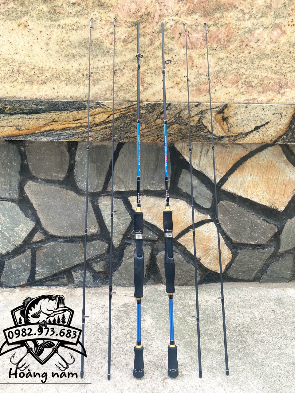 Cần lure shimano 2 ngọn m-mh cần máy đứng và máy ngang