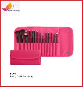 Bộ Cọ Trang Điểm Da Hồng 14 Cây Vacosi Makeup Pro BC09