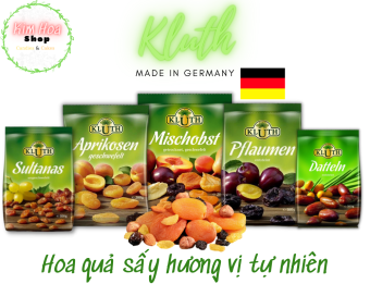 Hoa quả sấy khô tự nhiên KLUTH - Mơ  sấy khô & Mận sấy Khô & Nho sấy khô & Chà Là sấy khô Nam Việt Quất sấy khô & Hoa Quả Sấy Khô tổng hợp nhập khẩu chính ngạch từ EU - MADE IN GERMANY