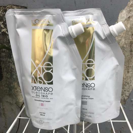 THUỐC UỐN NÓNG SETTING LOREAL X-TENSO OLEOSHAPE MẪU MỚI 400ML X 2
