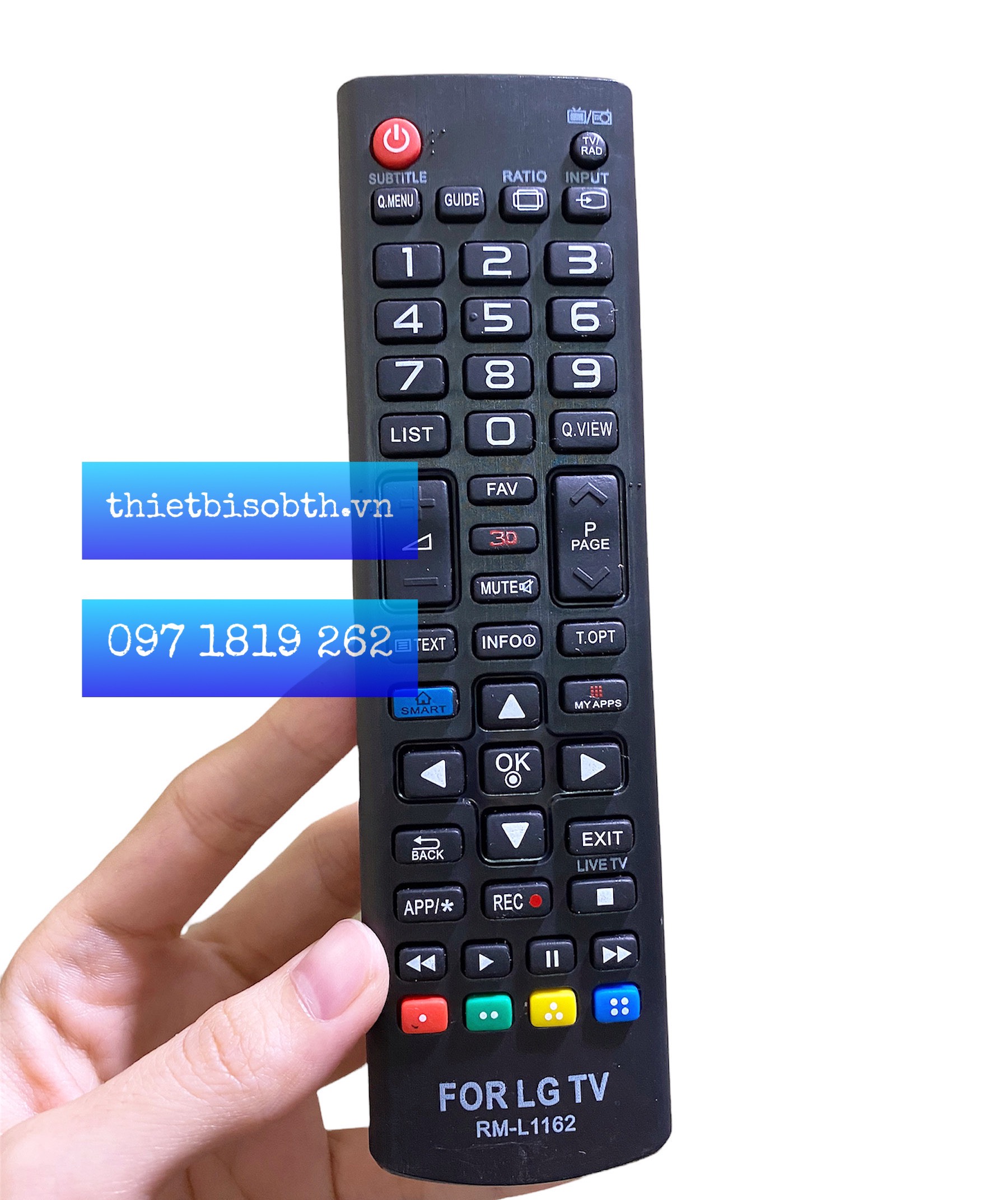 Remote điều khiển tivi lg rm-l1162