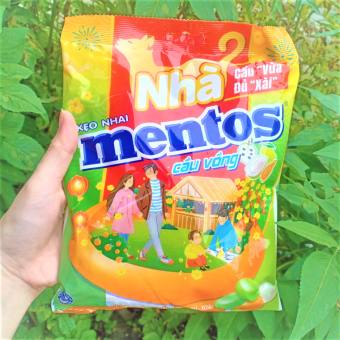 Kẹo Mentos 4in1 Cầu Dừa Đủ Xoài 240g (30v) - Kẹo Nhai (NCFOOD)