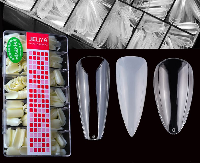 Móng úp phom chuẩn JIELIYA (đủ các mẫu vuông, bầu, nhọn ngắn, nhọn dài, thang)