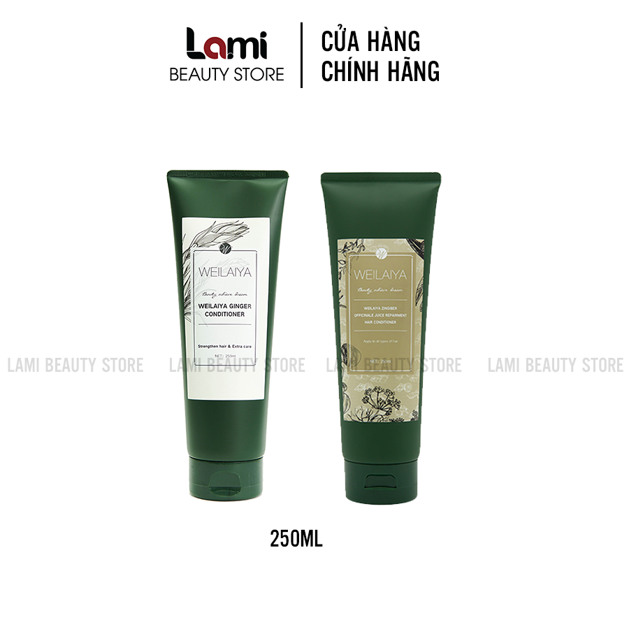 Dầu xả gừng - gừng hà thủ ô weilaiya suôn, bóng, mềm, mượt, dưỡng tóc 250ml