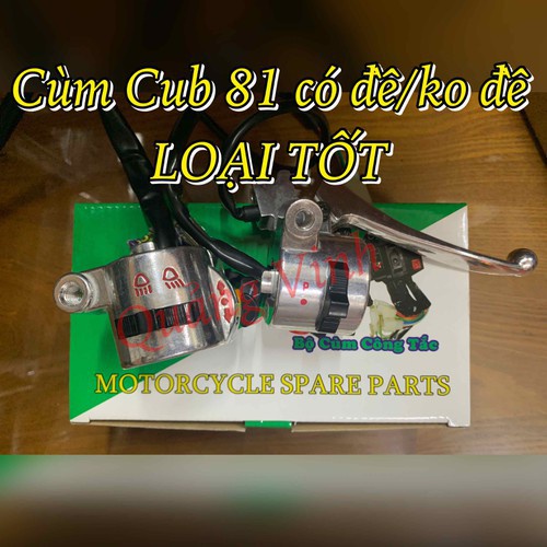 Cùm công tắc cub 81 82 có đề không đề loại tốt