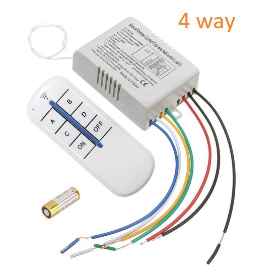 Công tắc điều khiển từ xa RF 4 kênh